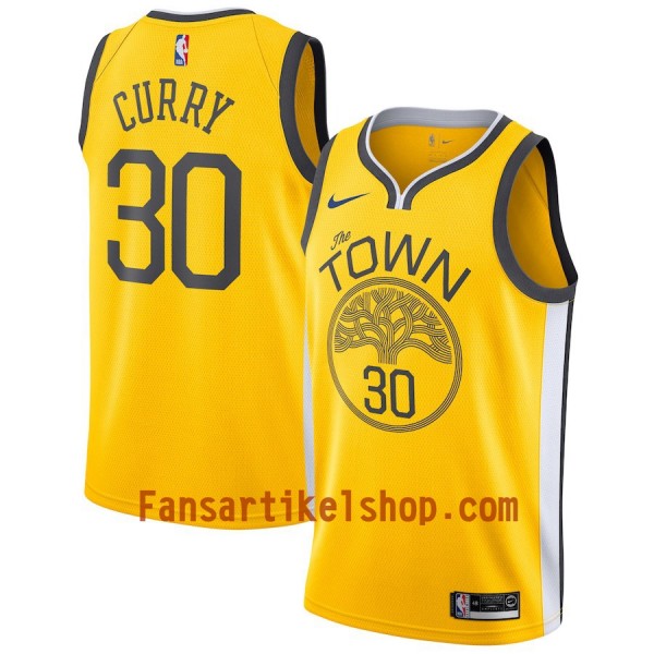 Golden State Warriors Trikot Stephen Curry 30 2018-19 Nike Gelb Swingman - Herren Golden State Warriors Trikot Stephen Curry 30 2018-19 Nike Gelb Swingman - Herren